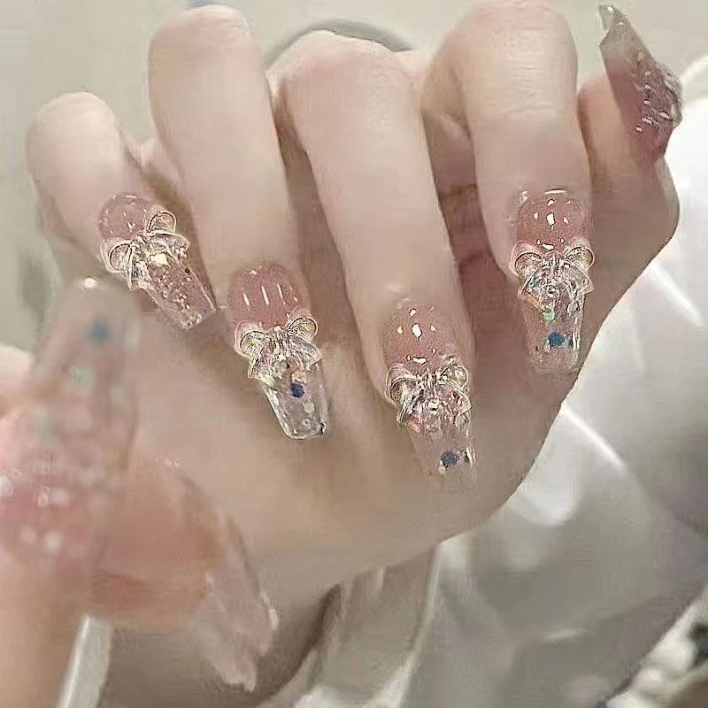 网红爆款纯欲风可拆穿戴甲指甲贴片小众高级感美甲片