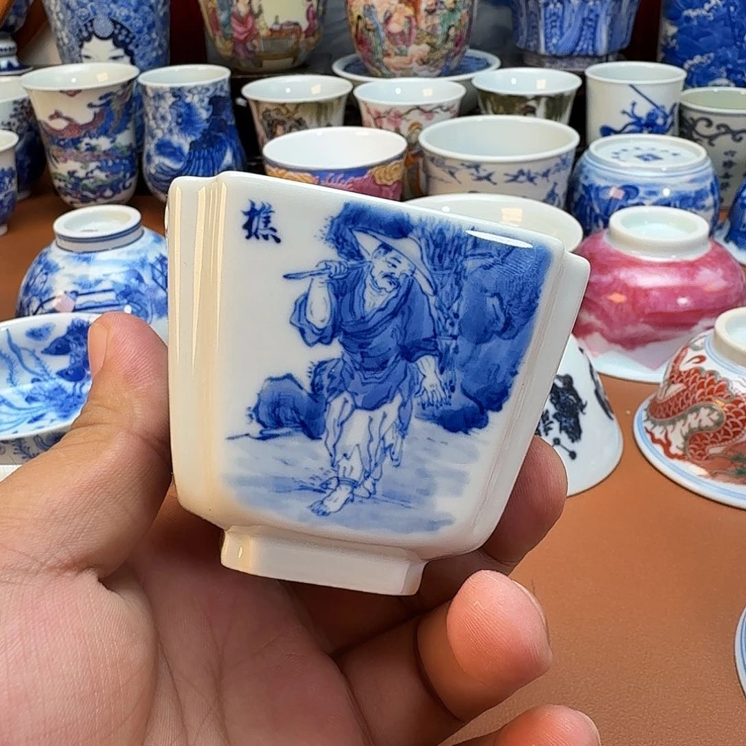 小***肉景德镇全手工手绘陶瓷