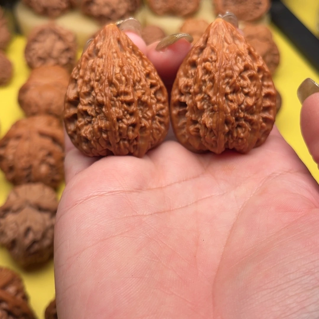 吊坠桃核36塔尖文玩核桃