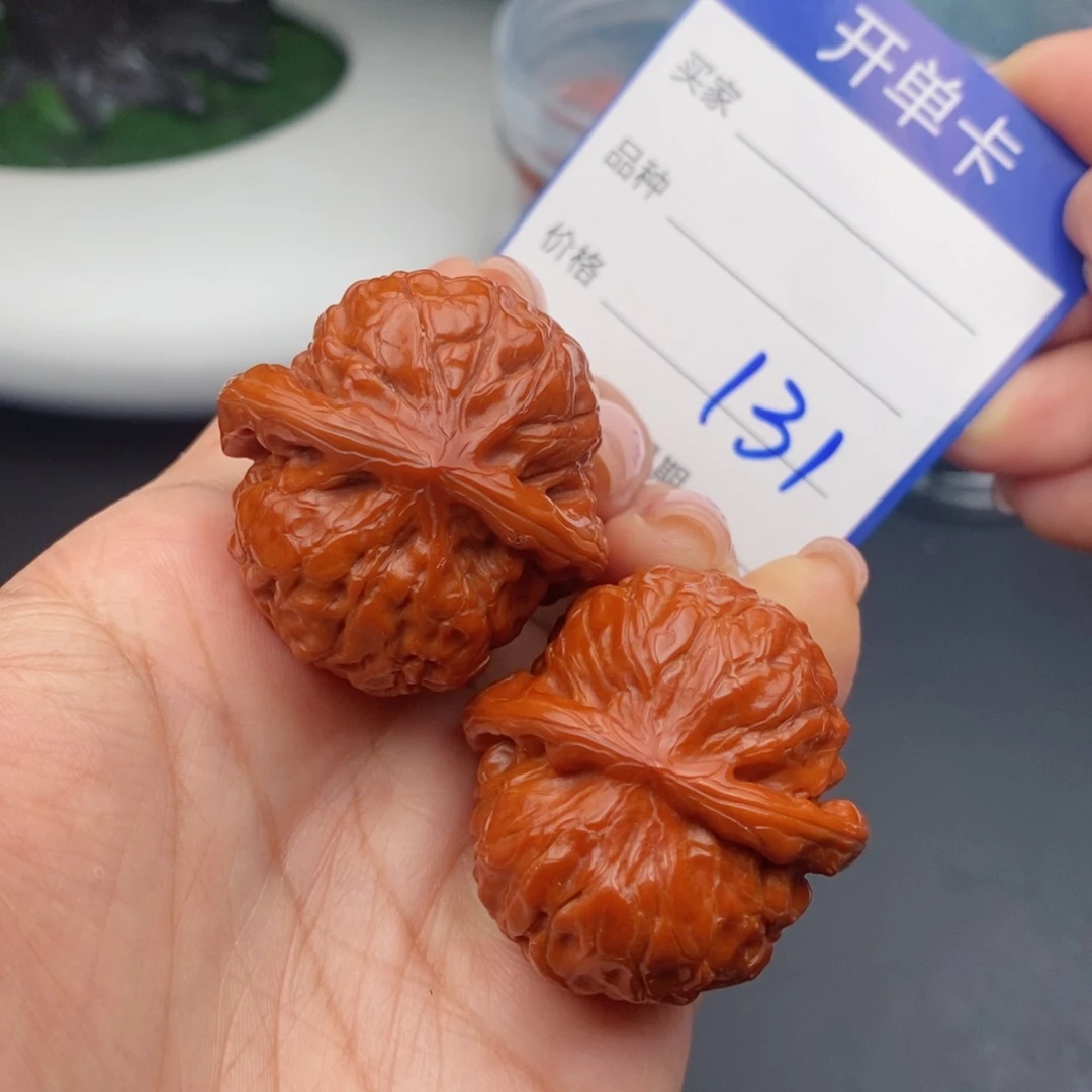 文玩核桃把件36甲骨文131