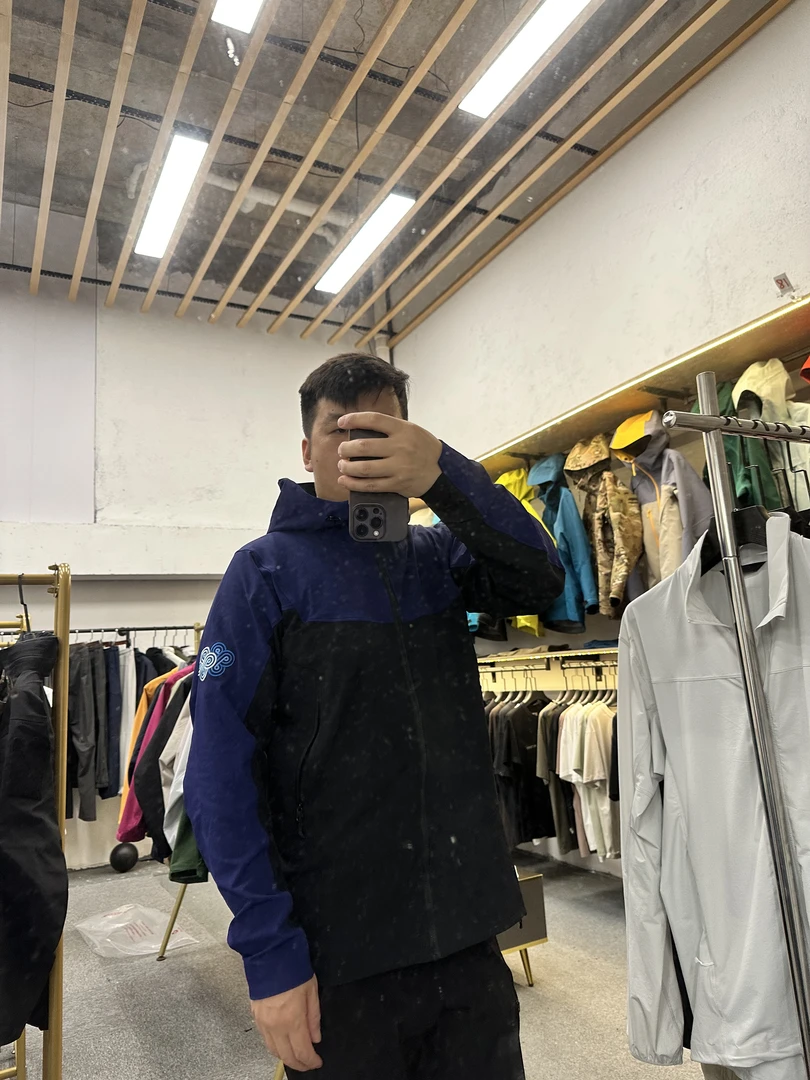 台州【三门发货】鸟松赞联名纳木错蓝软壳冲锋衣无标高版本新款夹克