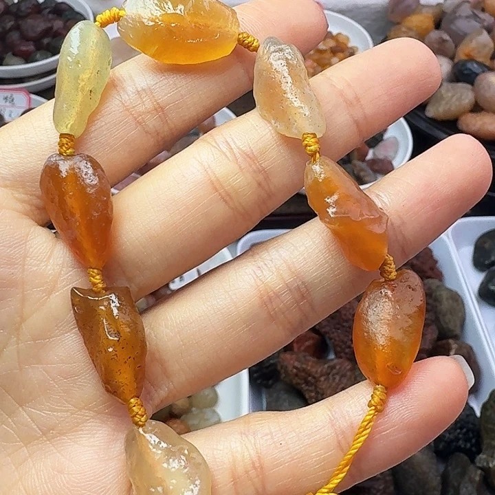 玛瑙/玉髓手链未镶嵌