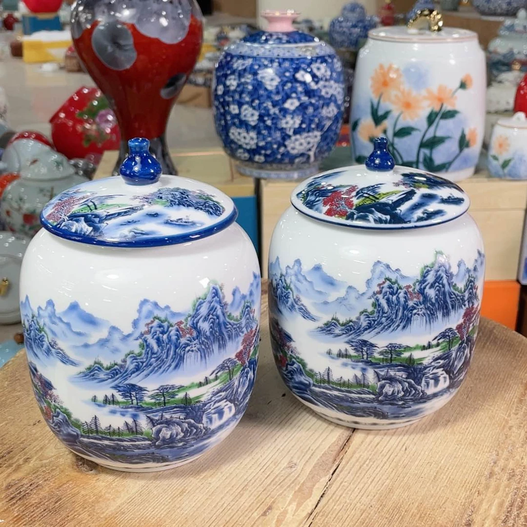 【闪购商品】罐陶瓷茶叶罐密封罐