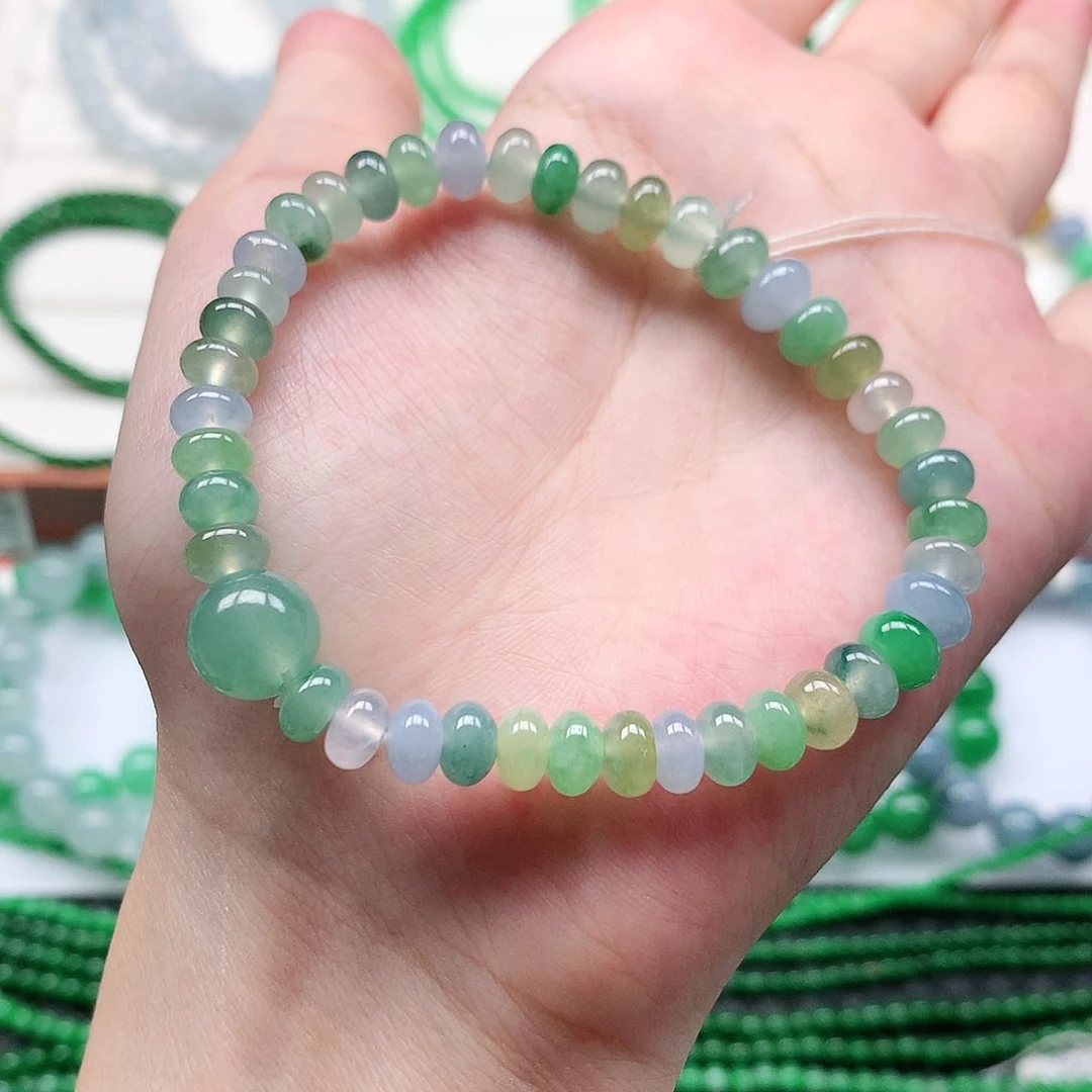 颈饰未镶嵌翡翠手链