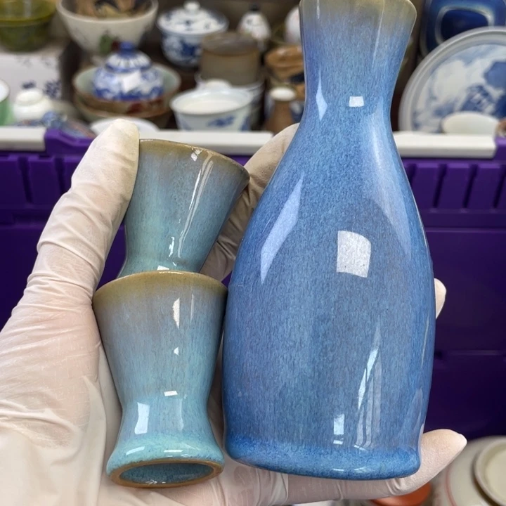琉璃手工艺品他家瓷器真美…