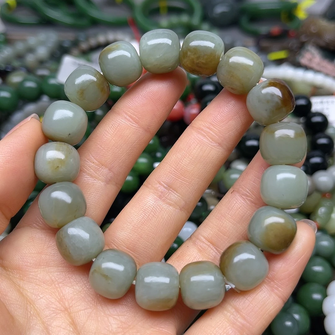 和田玉未镶嵌手链