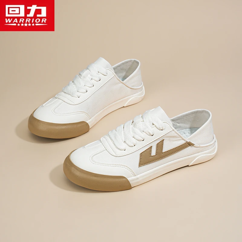 回力男鞋冬季半托帆布鞋懒人一脚蹬女鞋百搭休闲两穿情侣小白板鞋