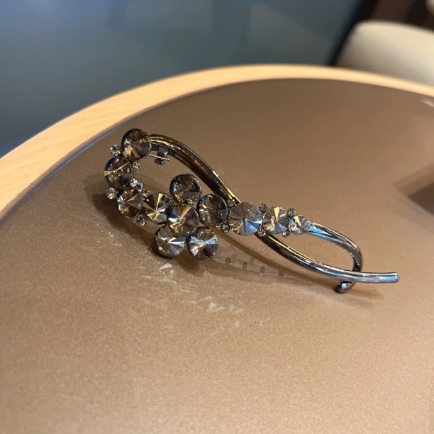 女一字夹边夹千金风日韩抓夹发夹夹子气质发卡时尚网红饰品手工