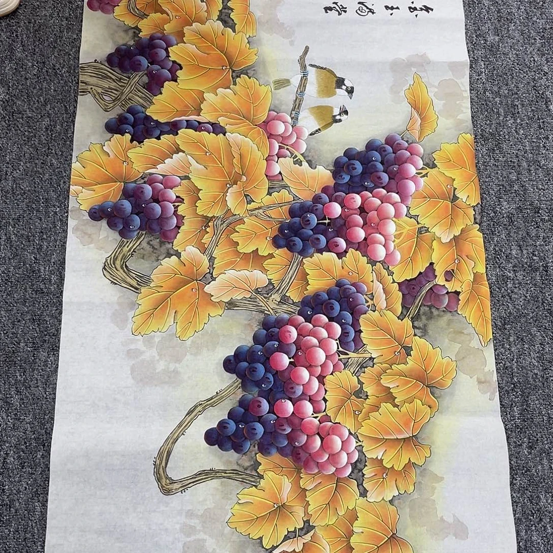 国画纯手绘字画宣纸