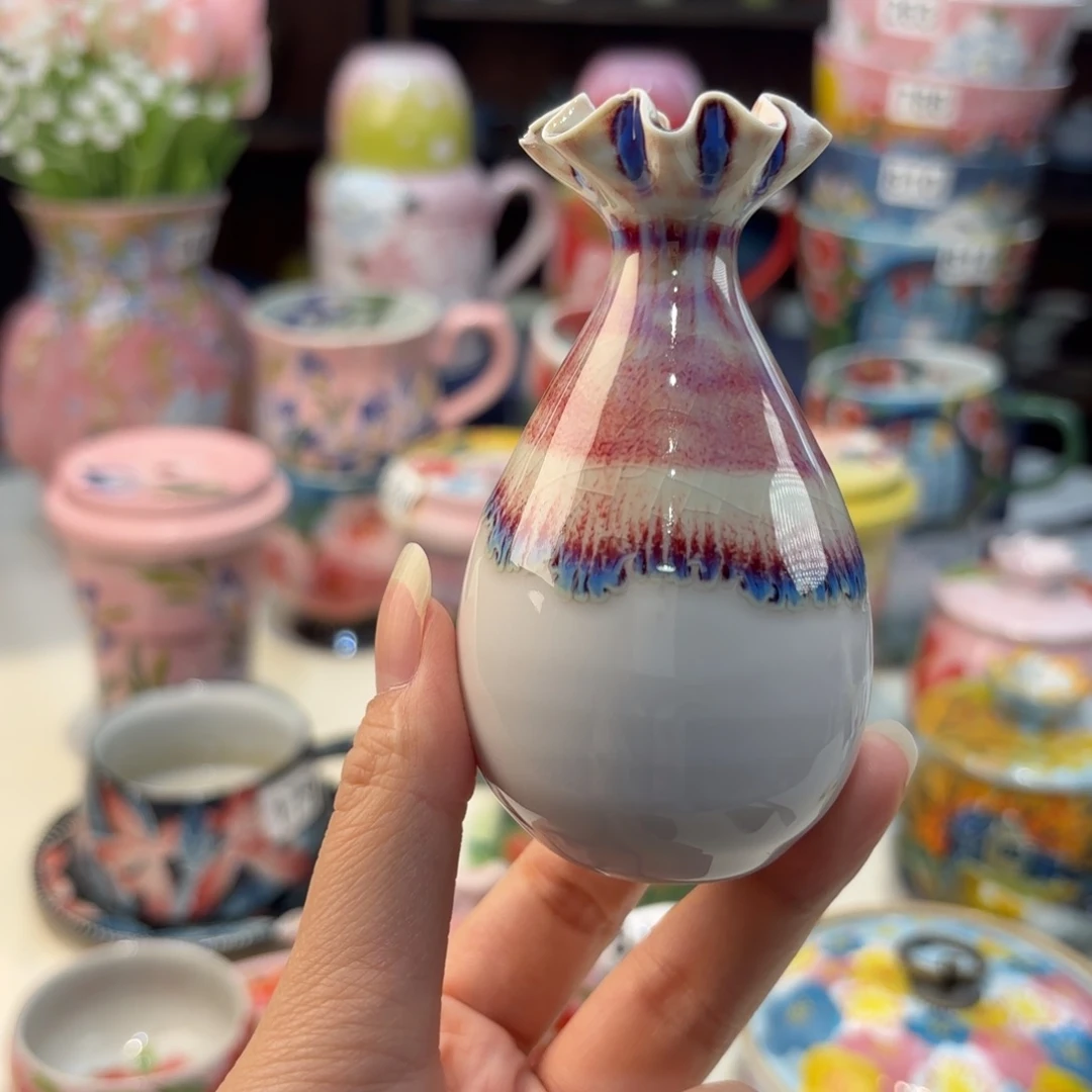 瓷片景德镇手绘高温釉下彩陶瓷茶具