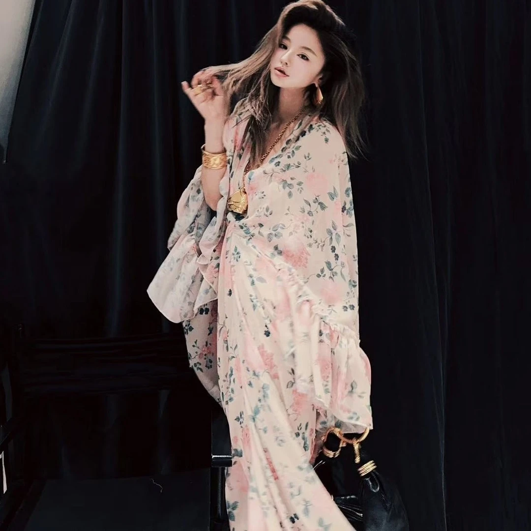 洪小妍自留  zm大牌秀款显瘦连衣裙