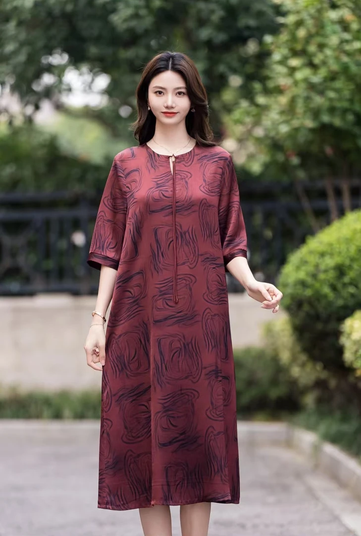 8830简约通勤夏季长裙吊带常规连衣裙气质洋气中长款女装显瘦