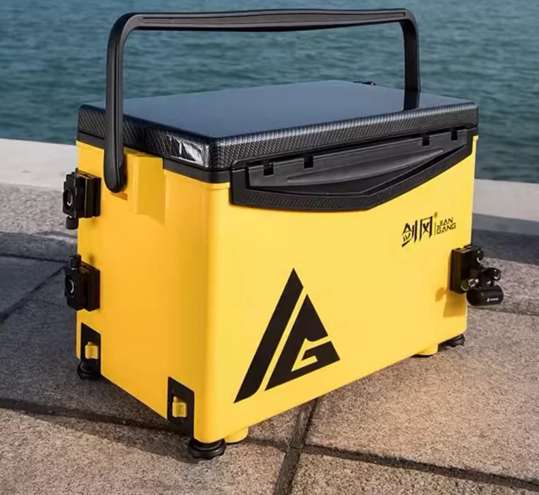 剑冈名满天下钓箱2900Eplus29L钓箱六面发泡全套超硬钓箱
