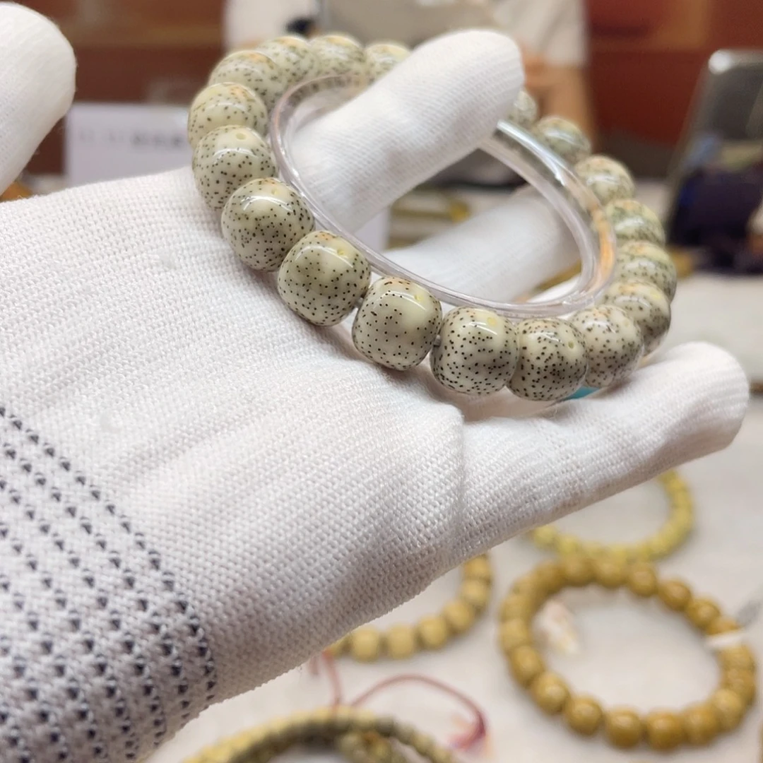 星月菩提吊坠12/11骨瓷白