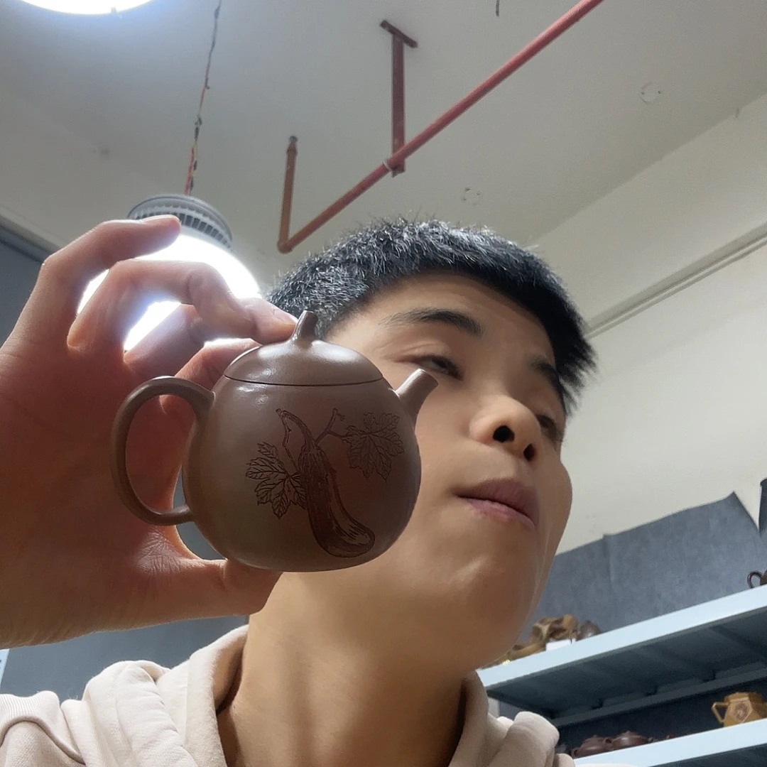 茶壶紫砂民间手艺人全手工制作