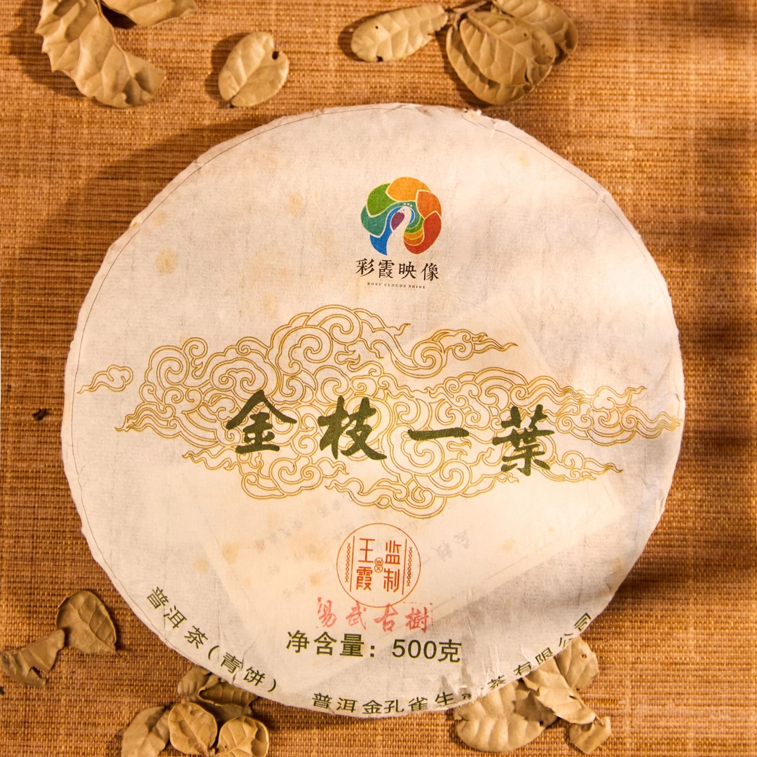 【正炁堂】2016年金枝一葉 易武古树 普洱生茶500g/饼（带茶样）