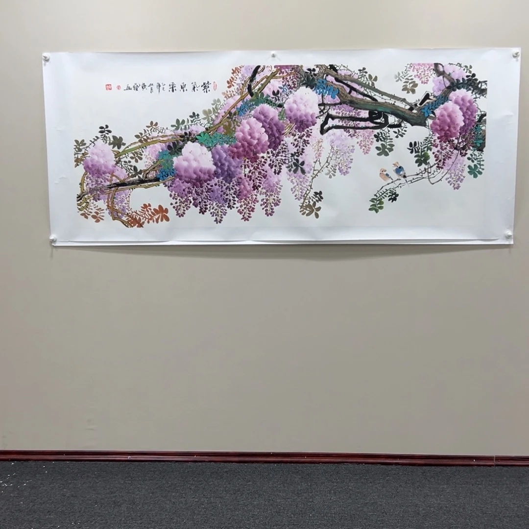 国画精品纯手绘12平尺