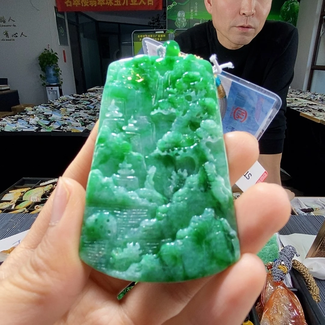 颈饰未镶嵌翡翠翡翠