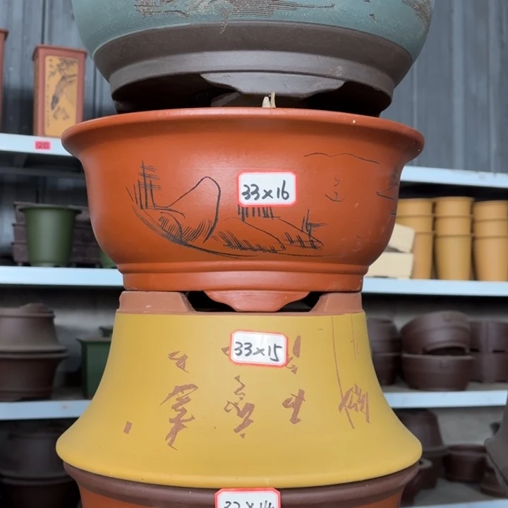 花盆紫砂100-4。