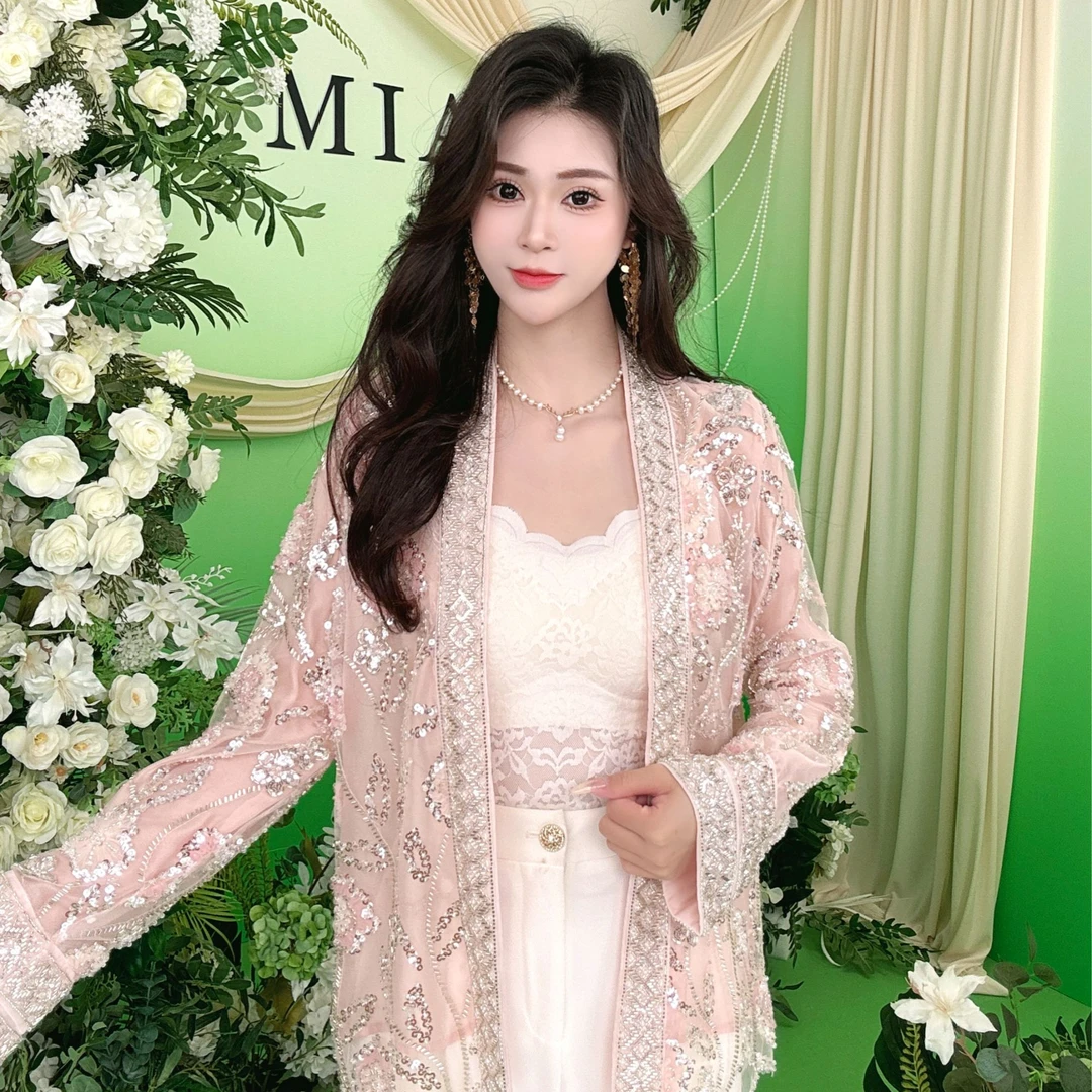 【MIA.G】【星钻花开】重工上衣         XY623