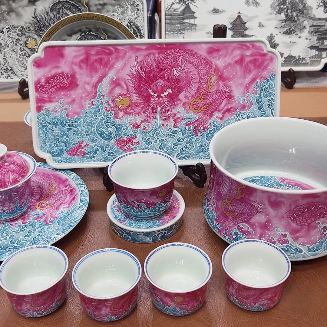 摆件景德镇陶瓷艺术展演厅和艺术展