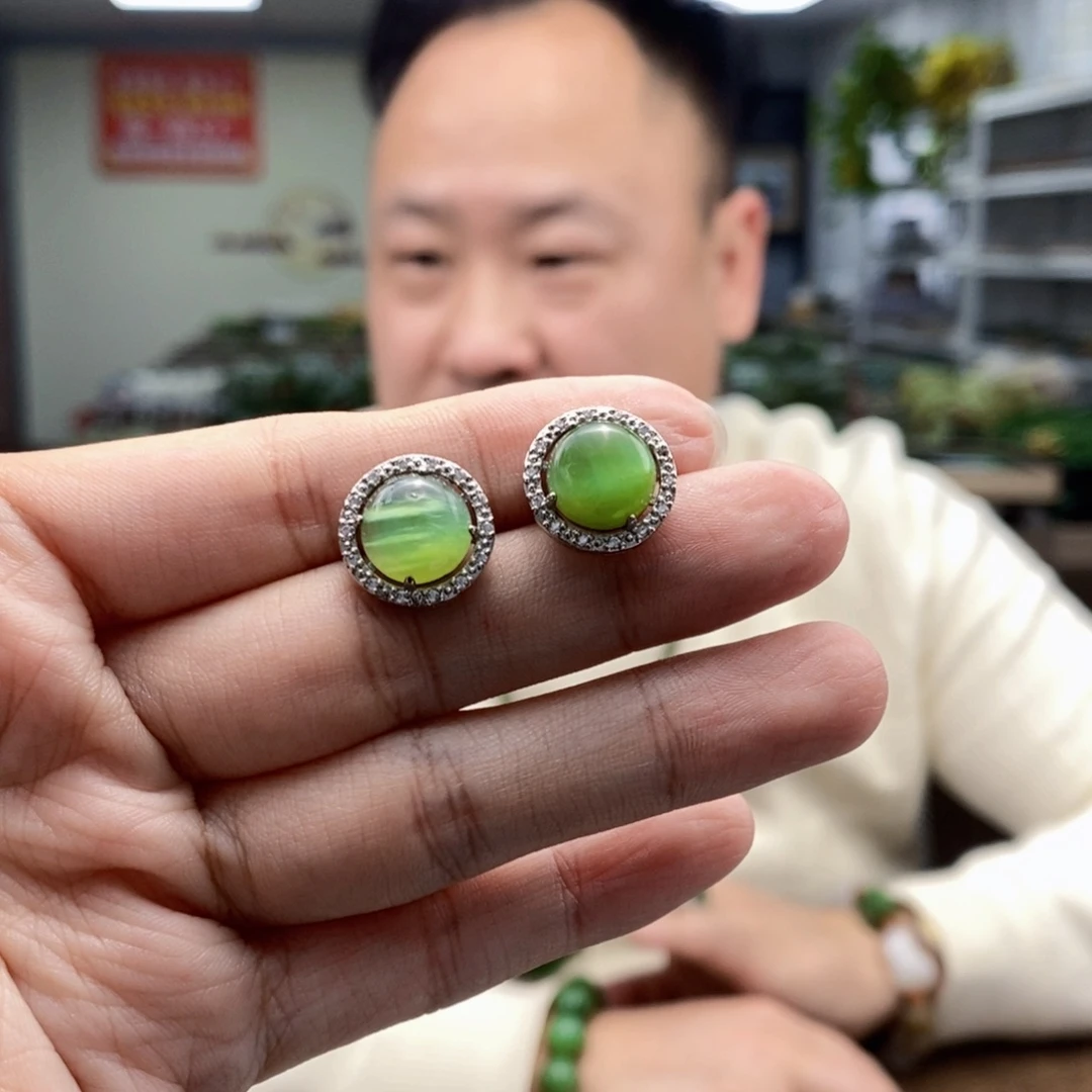 和田玉耳饰合金多样性发货 拍一发一