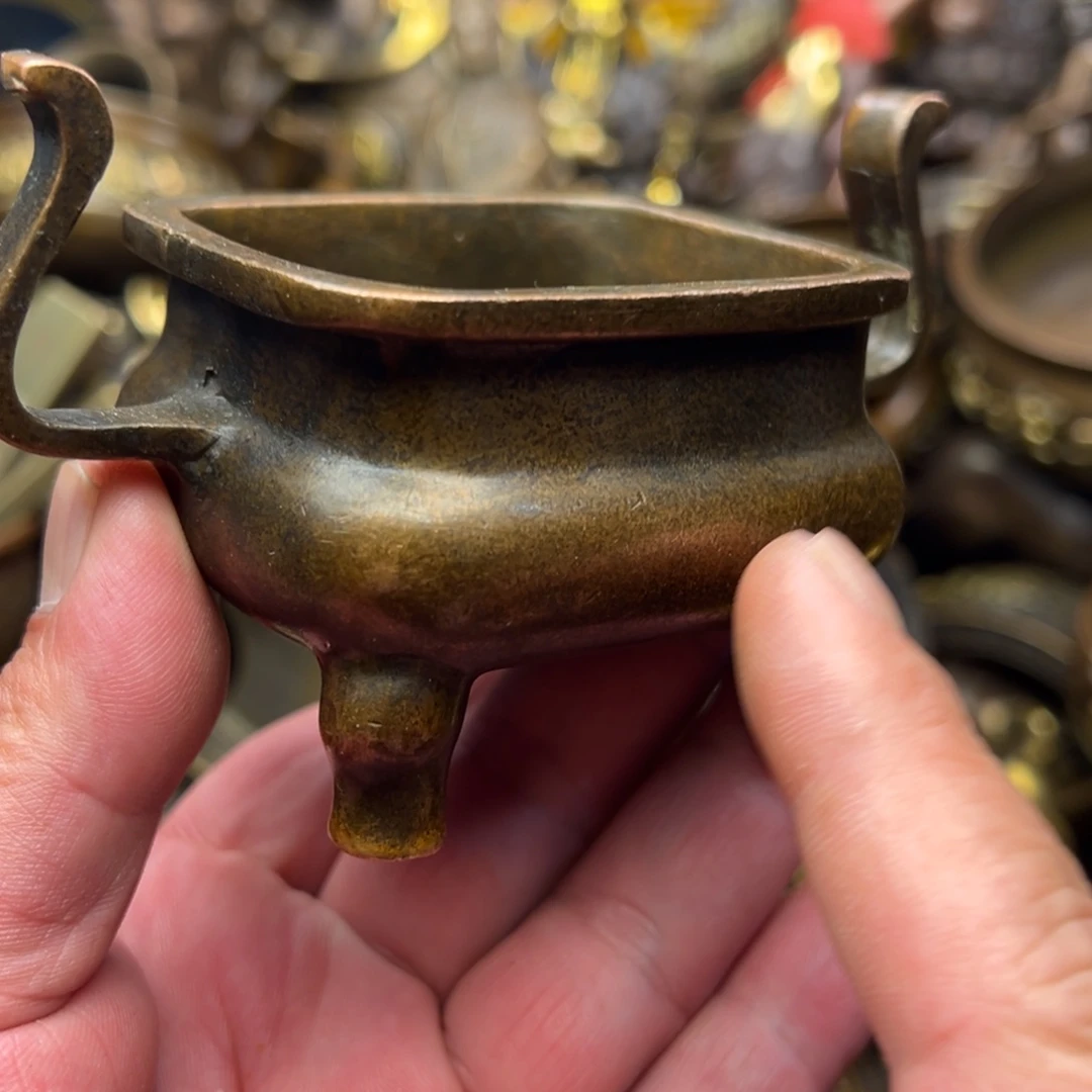 茶壶香炉铜器摆件