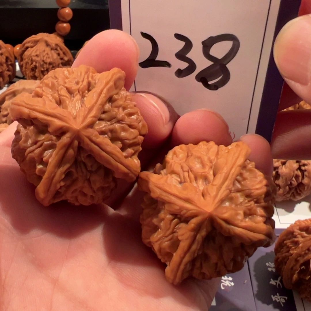 把件文玩核桃全品御玺四棱40尺寸238号