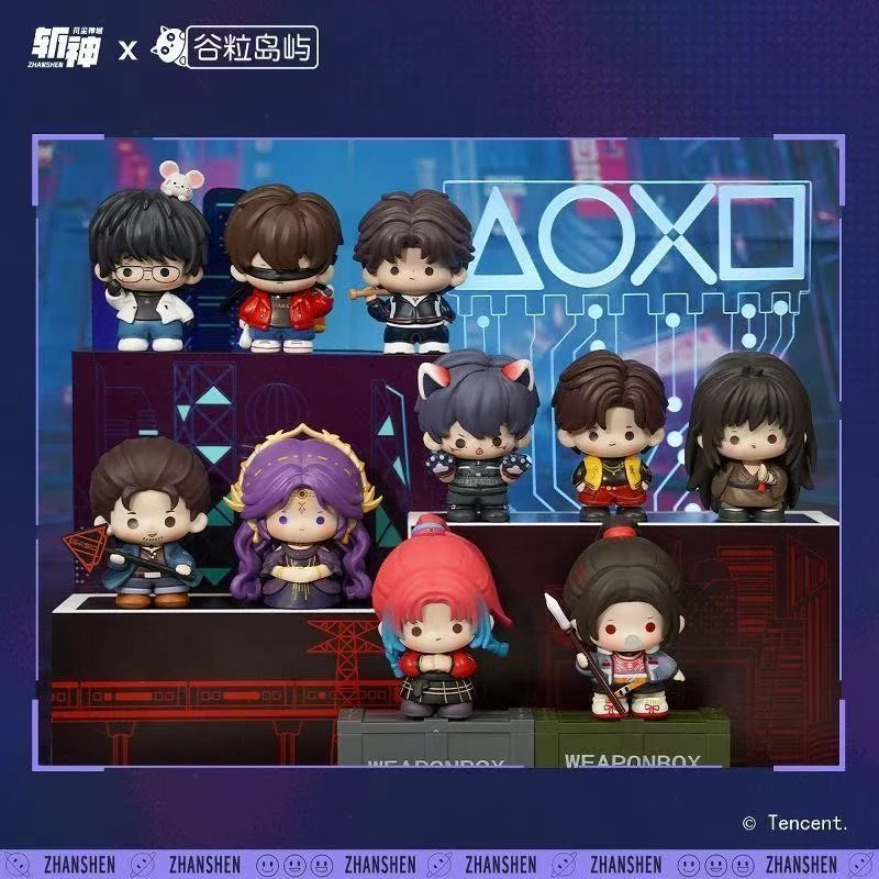 斩神之凡尘神域系列正版Q版盲盒萌玩公仔小手办动画周边