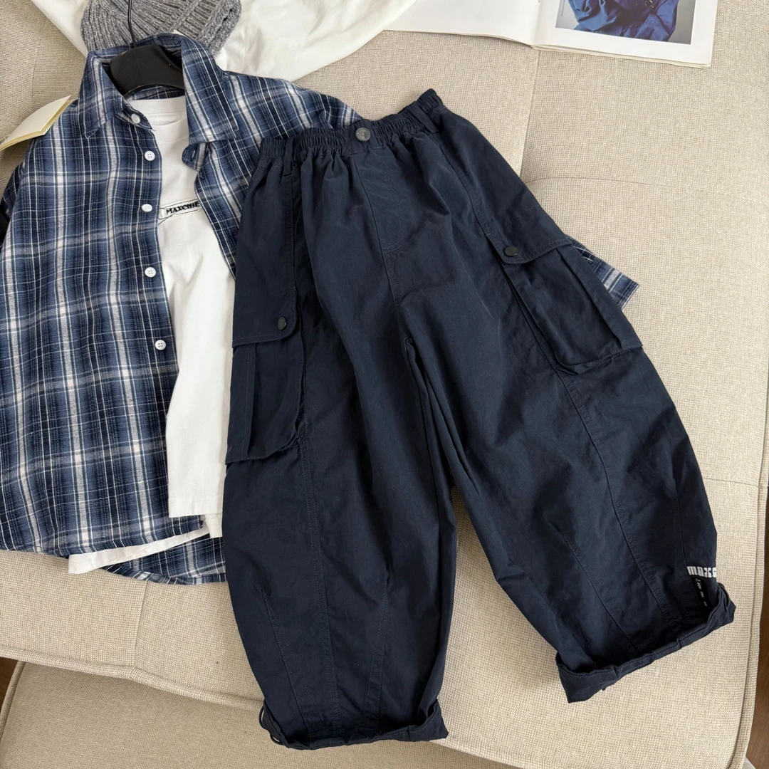 杭州六小六正版BY LIUXIAOLIU秋季儿童工装裤17091