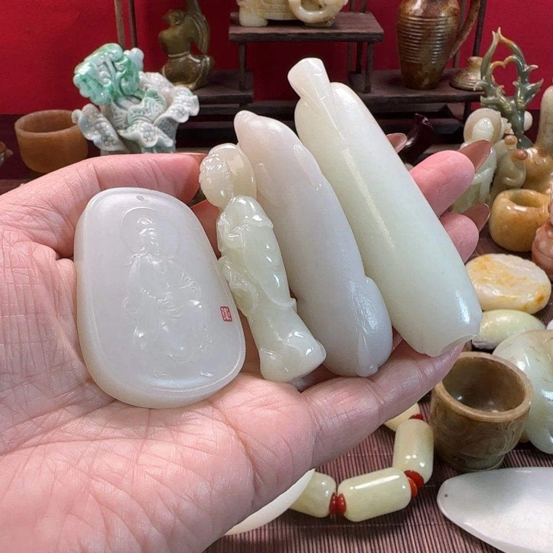 和田玉挂件未镶嵌用****4