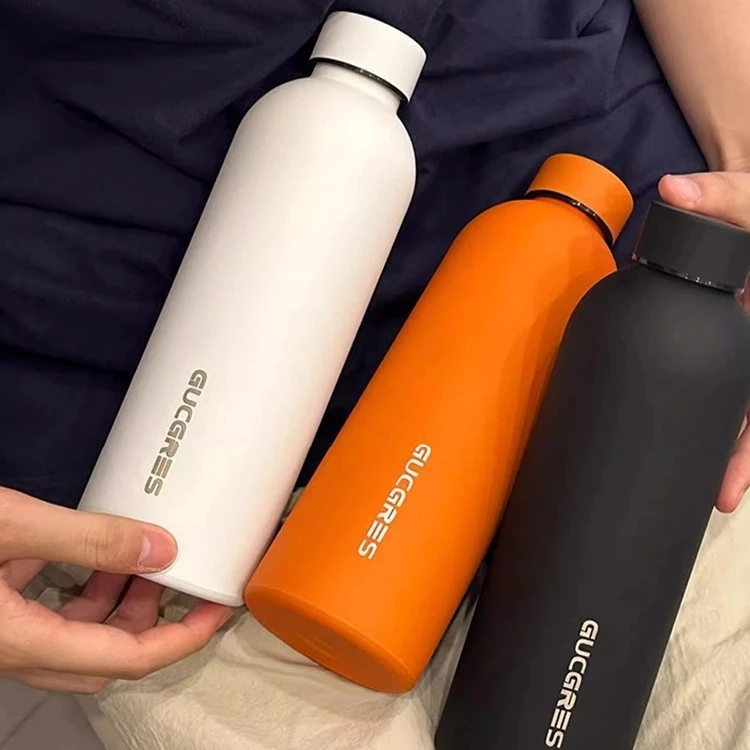 便携简约大容量304不锈钢保温杯高颜值运动水杯男便携ins简约杯子