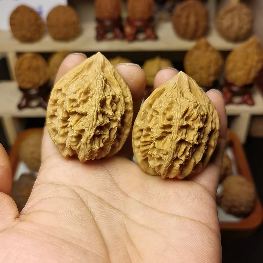 核桃文玩核桃高端小众大沽石4边肚41高53