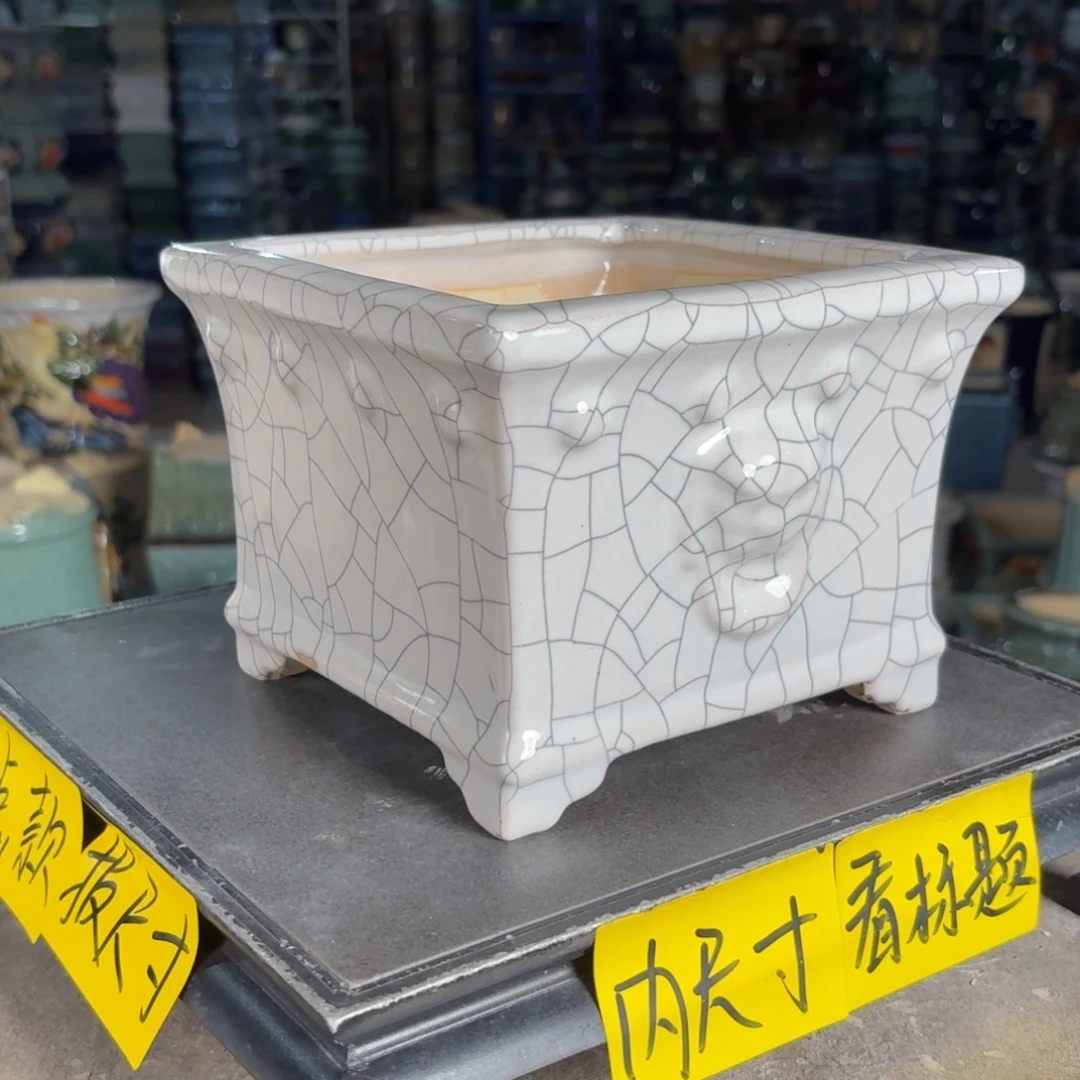 一风堂石湾花盆 内16*12缩釉微瑕