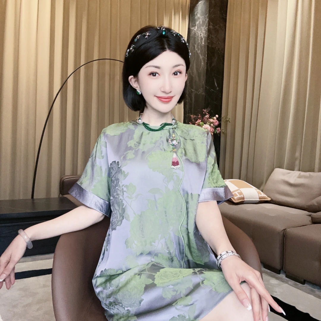 Betty Bairn【旗开得胜】高端定制新中式国风裙子24B-BW1886