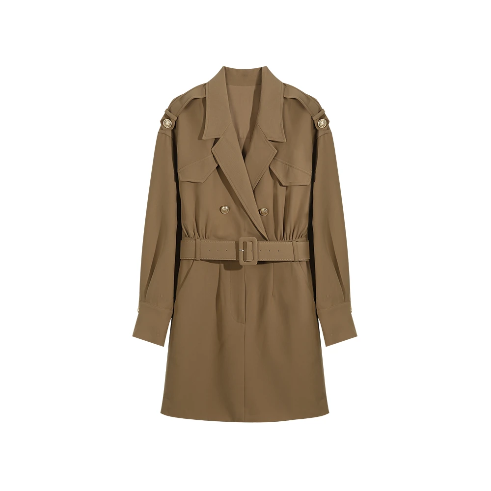 新款时尚气质显瘦外套风衣8861971