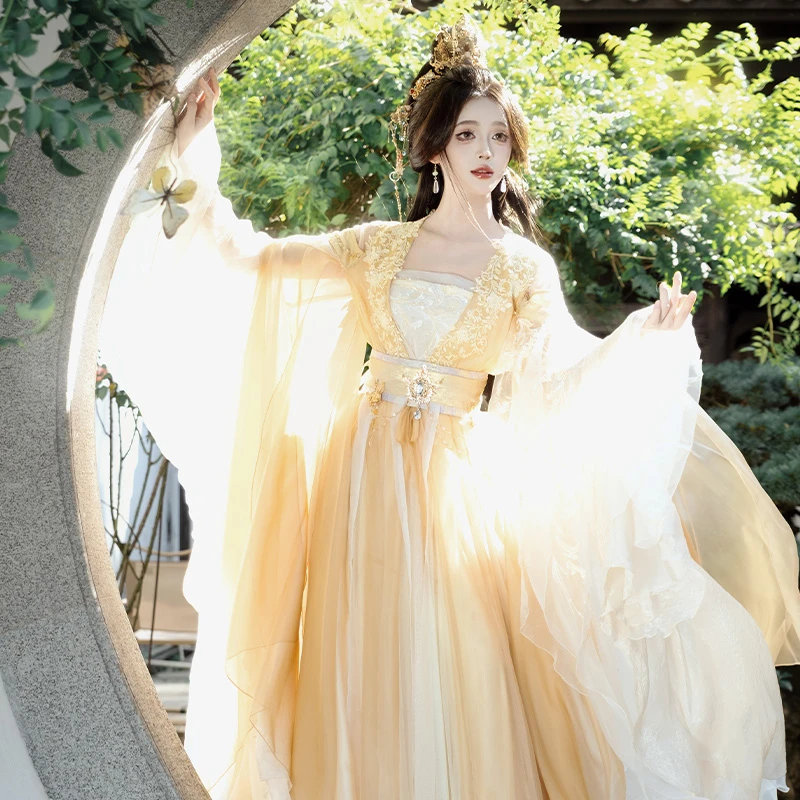 【上新价单品掉落】涂七七金羽霓裳2025原创影视仙侠风系列汉服女秋