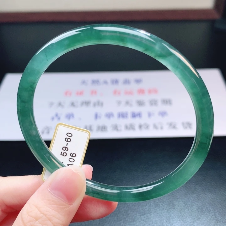翡翠未镶嵌手镯翡翠手镯64
