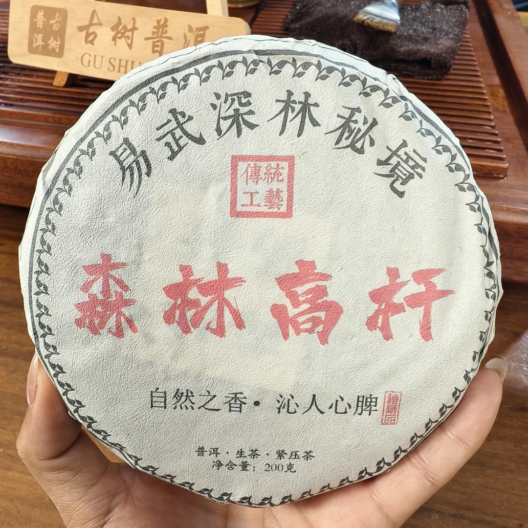 2020年易武深林秘境（森林高杆）普洱生茶饼200克/饼 1提没有茶样