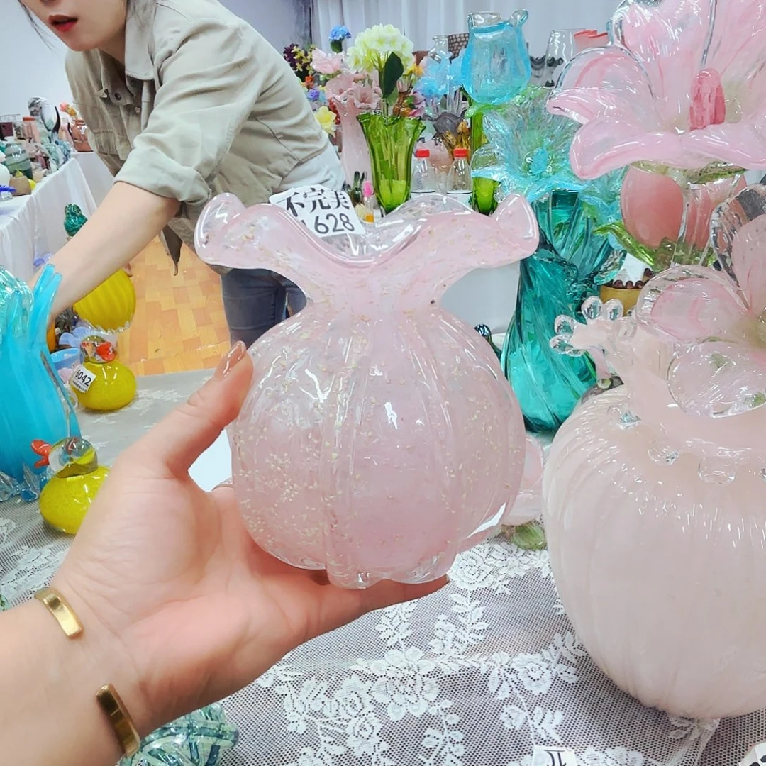 琉璃花瓶花器艺术摆件