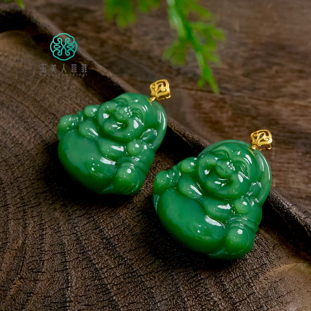 石惑珠宝*和田玉佛公吊坠约35*35mm~多样性发一