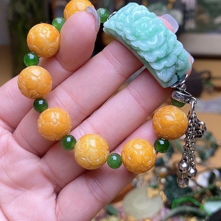 翡翠手链未镶嵌醒*手链700