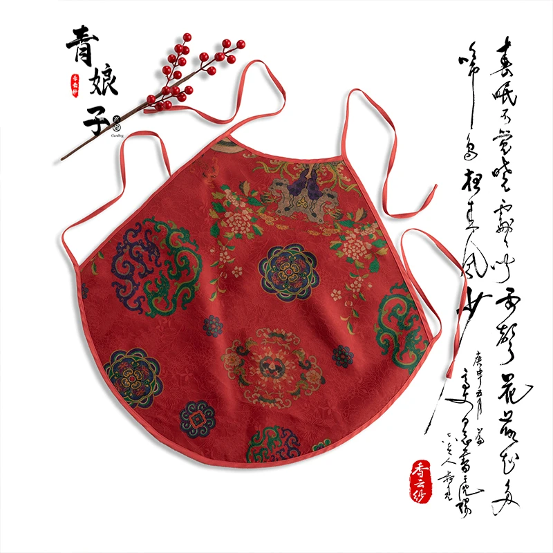 青娘子香云纱提花花萝简约夏季中国风打底印花缎肚兜吊带60295
