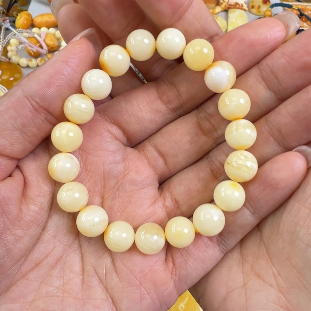 蜜蜡颈饰未镶嵌蜜蜡