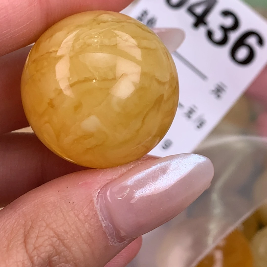 蜜蜡未镶嵌珠宝奇石27.8冰花