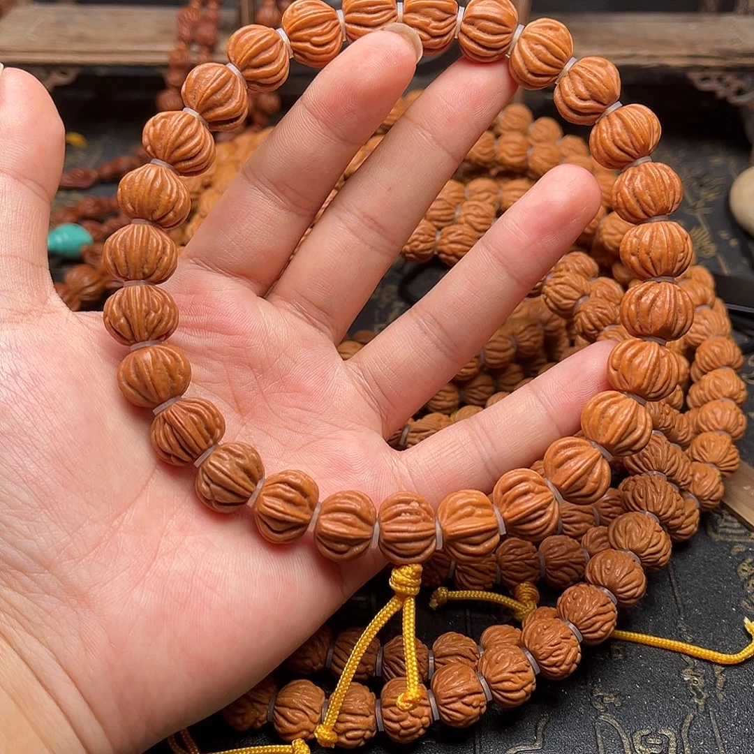 桃核吊坠佛手手持