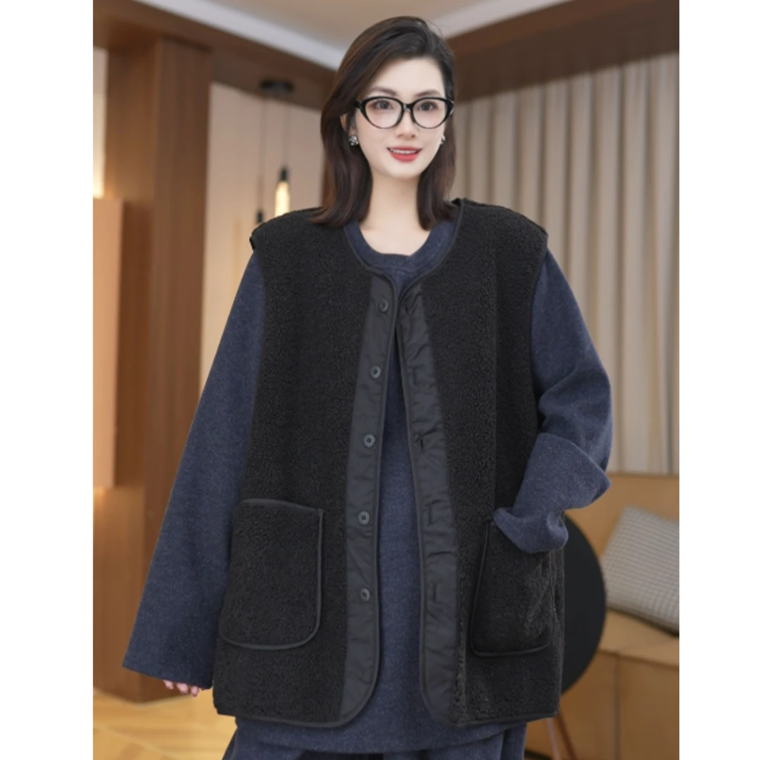 【瑶瑶推荐】秋冬季新款外套无袖背心百搭慵懒风气质马甲