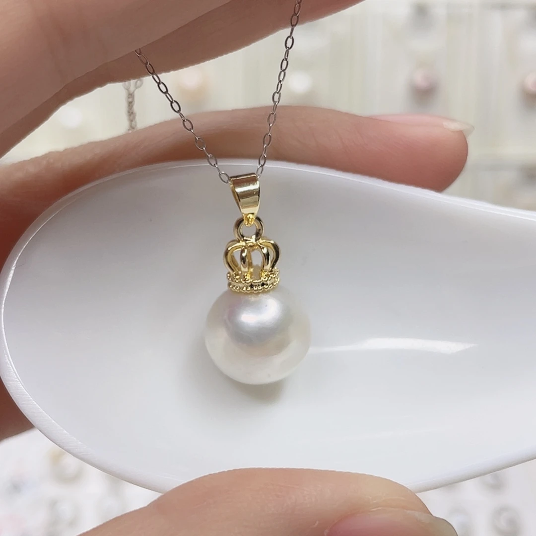 合金淡水珍珠吊坠(赠链)