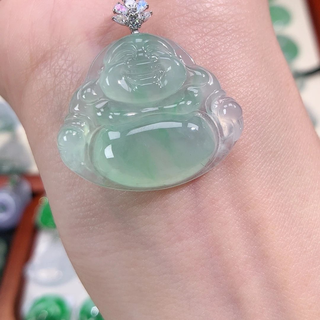 翡翠未镶嵌颈饰吊坠