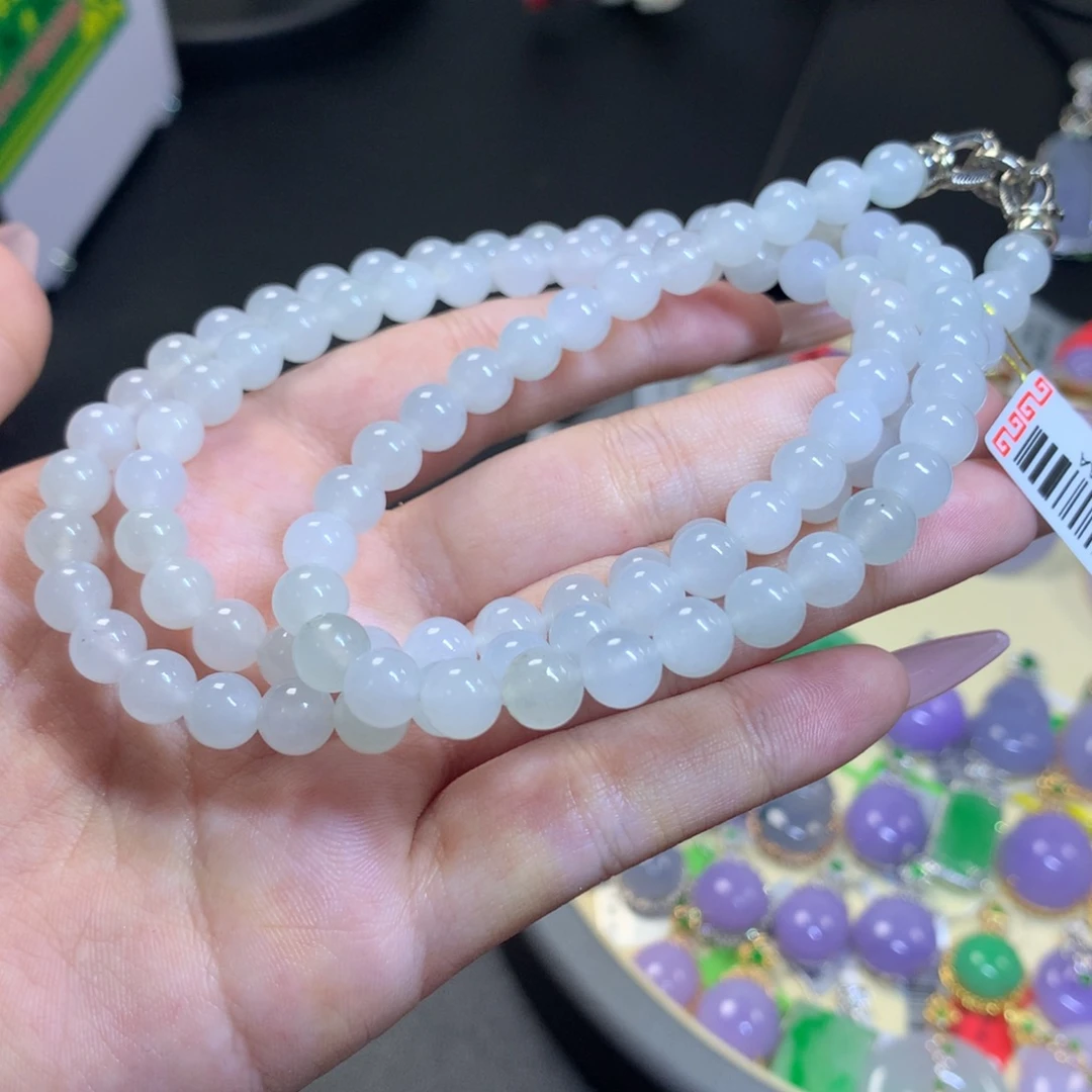 翡翠未镶嵌颈饰天然